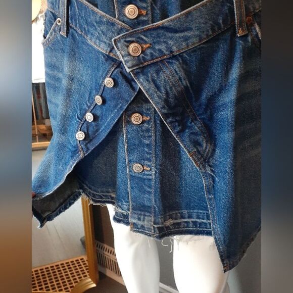 NWT Zara Limited Edition Denim Mini Dress - Picture 8 of 12